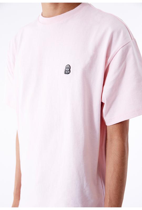 Dr Denim Trooper T-Shirt Soft Pink 90s American Cut