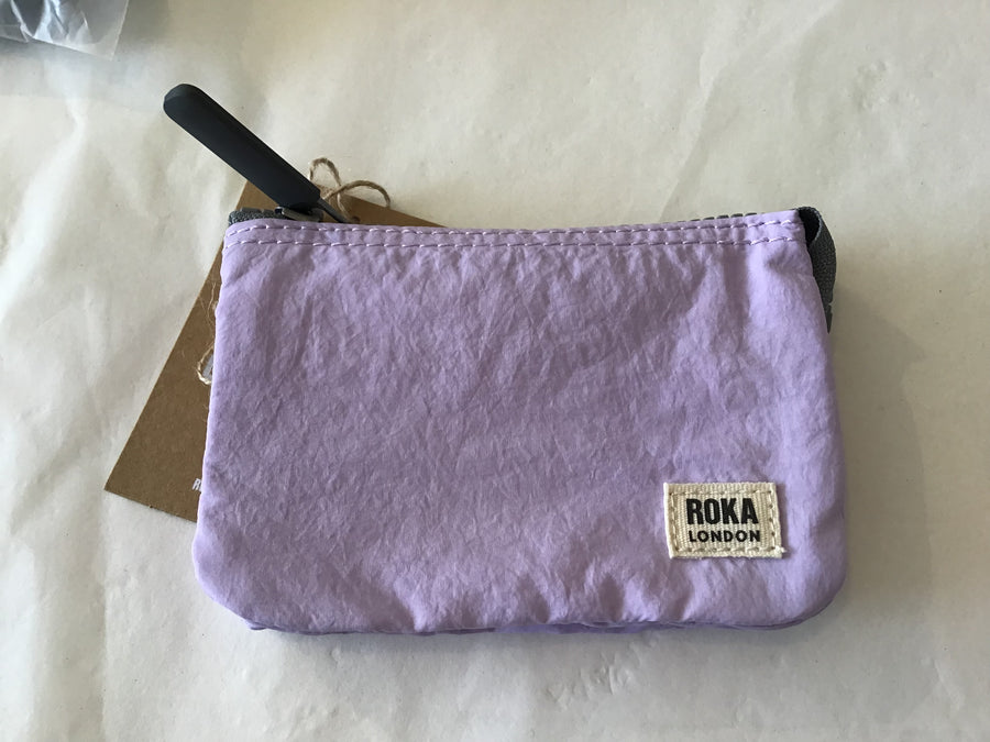 Roka Carnaby  Taslon Small Wallet Lavender