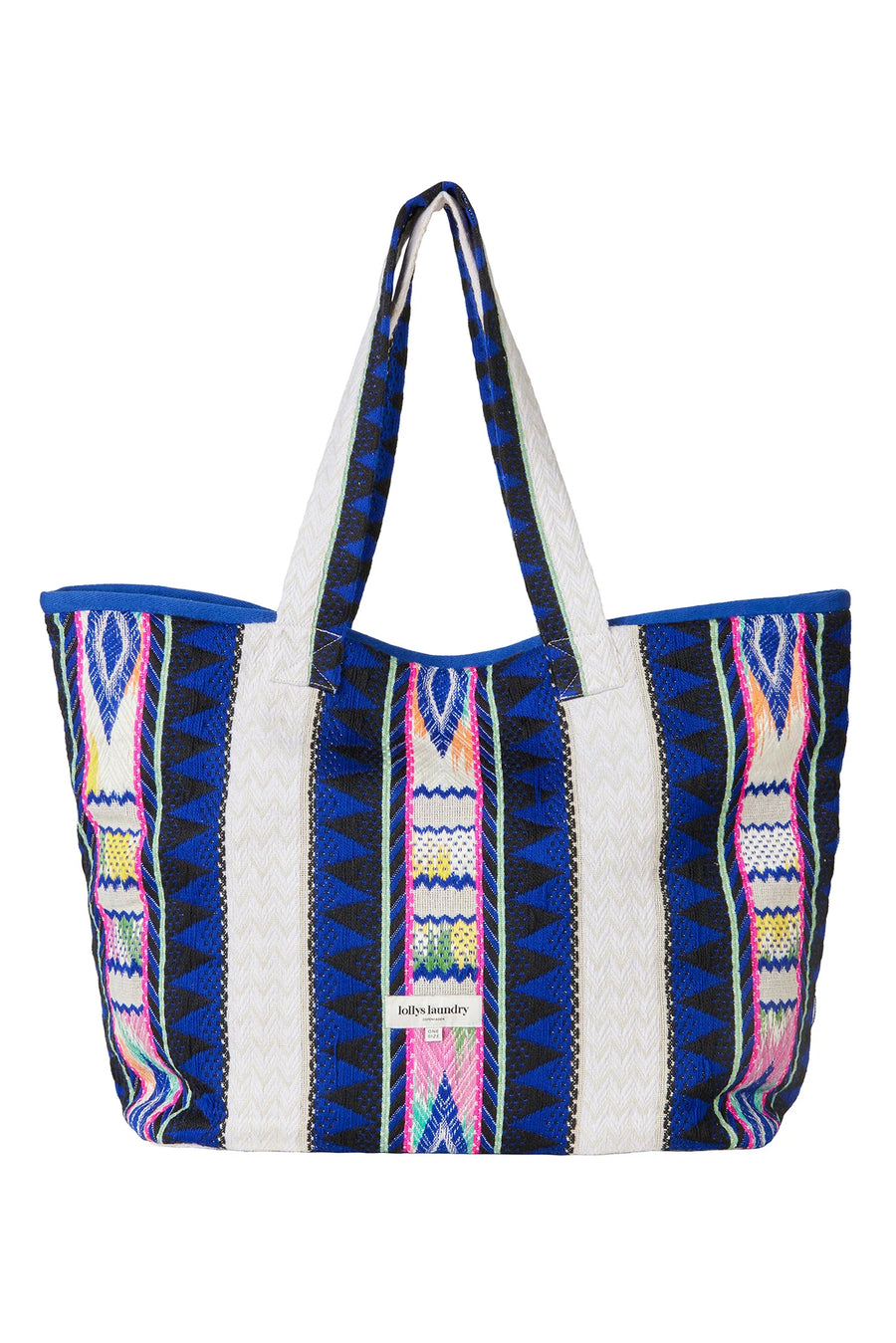 Lollys Laundry Annalee Tote Bag Hold-all Weekend Jacquard Multi