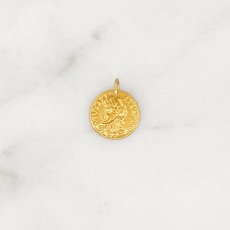 Bynouck Gold Coin Charm