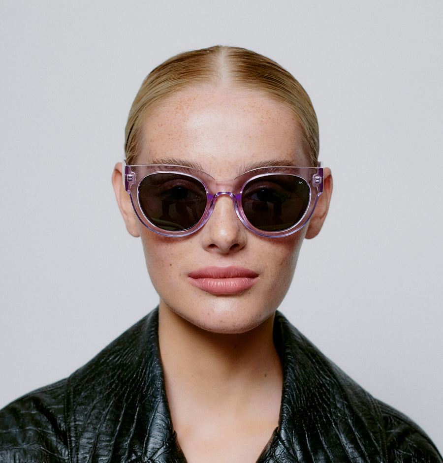 A.Kjæbede Lilly Lilac Transparent Sunglasses