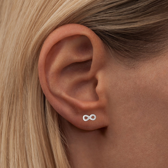 Lulu Copenhagen Sterling Silver Stud Earring Infinity
