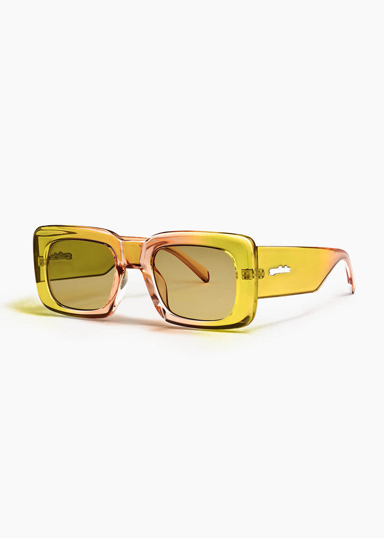 Szade Polarised Sunglasses Mabo Grade Lime Cocoa Sustainable Recycled