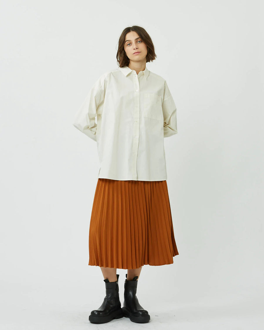Minimum Fashion Luccalis Shirt Blouse Broken White